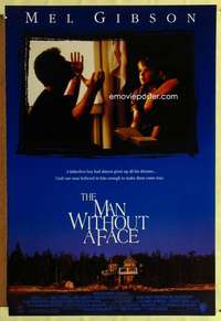 y368 MAN WITHOUT A FACE DS one-sheet movie poster '93 Mel Gibson, Stahl