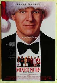 y398 MIXED NUTS DS one-sheet movie poster '94 Steve Martin, Madeline Kahn