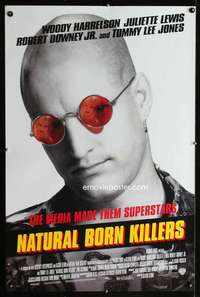y419 NATURAL BORN KILLERS style B one-sheet movie poster '94 Oliver Stone