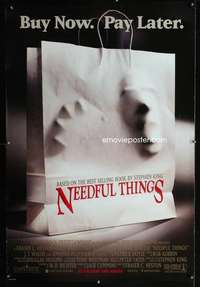 y420 NEEDFUL THINGS DS advance one-sheet movie poster '93 Stephen King