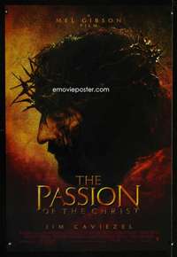y442 PASSION OF THE CHRIST DS one-sheet movie poster '04 Mel Gibson, Caviezel