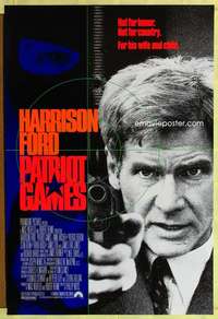 y445 PATRIOT GAMES DS one-sheet movie poster '92 Harrison Ford, Tom Clancy