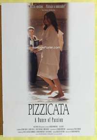y457 PIZZICATA one-sheet movie poster '98 Italian dance of passion!