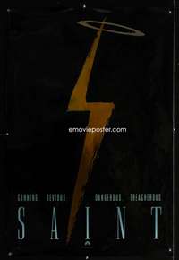 y518 SAINT foil teaser one-sheet movie poster '97 Val Kilmer, Shue