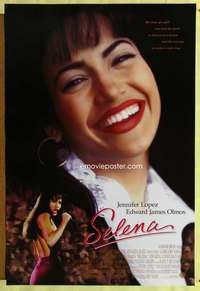 y528 SELENA DS one-sheet movie poster '97 Jennifer Lopez as Quintanilla!