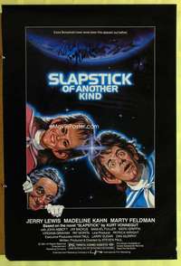 y550 SLAPSTICK OF ANOTHER KIND signed one-sheet movie poster '82 Steve Paul