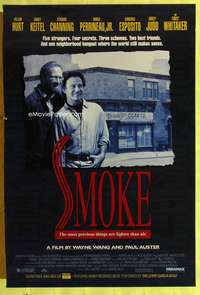 y555 SMOKE one-sheet movie poster '95 Wayne Wang, Harvey Keitel, New York