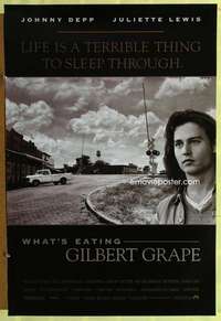 y644 WHAT'S EATING GILBERT GRAPE one-sheet movie poster '93 Johnny Depp