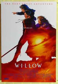 y651 WILLOW int'l one-sheet movie poster '88 Val Kilmer, George Lucas, Howard