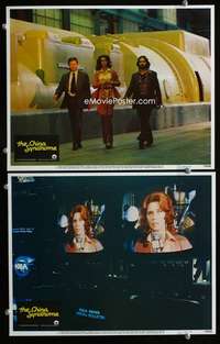 z185 CHINA SYNDROME 2 movie lobby cards '79 Jane Fonda, Michael Douglas