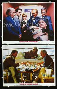 z216 CURSE OF THE PINK PANTHER 2 movie lobby cards '83 Wagner, Loggia