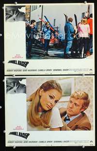 z247 DOWNHILL RACER 2 movie lobby cards '69 Robert Redford, Sparv