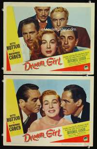 z253 DREAM GIRL 2 movie lobby cards '48 Betty Hutton, Macdonald Carey