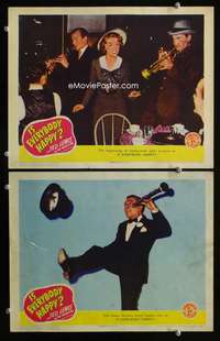 z442 IS EVERYBODY HAPPY 2 movie lobby cards '43 Ted Lewis biography!