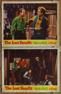 z486 LAST BANDIT 2 movie lobby cards '49 Bill Elliott, Forrest Tucker