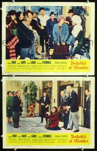 z672 POCKETFUL OF MIRACLES 2 movie lobby cards '62 Bette Davis as Annie