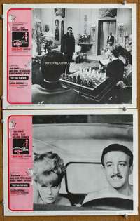z777 SHOT IN THE DARK /PINK PANTHER 2 movie lobby cards R66 Sellers