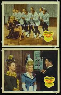 z851 SWEET ROSIE O'GRADY 2 movie lobby cards '43 Betty Grable, Young