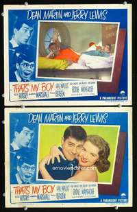 z875 THAT'S MY BOY 2 movie lobby cards '51 Dean Martin & Jerry Lewis