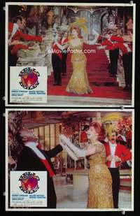 z383 HELLO DOLLY 2 movie Mexican lobby cards '70 Streisand, Armstrong