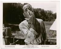 a049 AFRICAN QUEEN 8x10 movie still '52 Humphrey Bogart yawning!