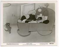 a064 BABY PUSS 8x10 movie still R49 Jerry laughs at Tom in crib!
