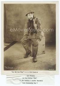 a081 BETTER 'OLE 8x10 movie still '26 best Syd Chaplin portrait!
