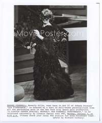 a082 BEVERLY SILLS TV 8x10 movie still '81 in cool dress and mask!