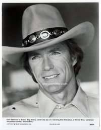 a107 BRONCO BILLY 7.5x9.75 movie still '80 Clint Eastwood close up!