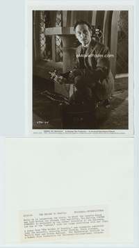 a101 BRIDES OF DRACULA 8x10 movie still '60 Peter Cushing close up!