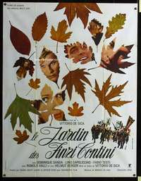 b468 GARDEN OF THE FINZI-CONTINIS French one-panel movie poster '70 De Sica