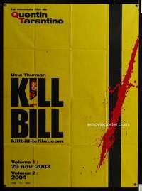 b527 KILL BILL VOL 1/KILL BILL VOL 2 teaser French 1p '03 Quentin Tarantino, Uma Thurman is out for revenge!