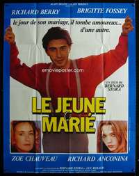 b545 LE JEUNE MARIE French one-panel movie poster '83 Bernard Stora, Berry