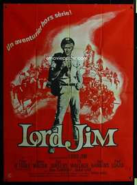 b563 LORD JIM French one-panel movie poster '65 Peter O'Toole, James Mason