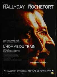 b574 MAN ON THE TRAIN French one-panel movie poster '02 Jean Rochefort