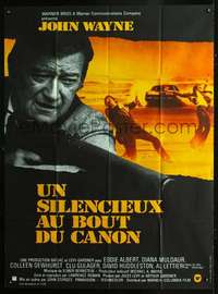 b586 McQ French one-panel movie poster '74 John Wayne by G. Kerfyser!