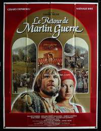 b660 RETURN OF MARTIN GUERRE French one-panel movie poster '82 Depardieu