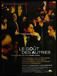 b716 TASTE OF OTHERS French one-panel movie poster '00 Agnes Jaoui, Alvaro