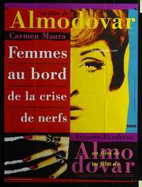 b757 WOMEN ON THE VERGE OF A NERVOUS BREAKDOWN French one-panel movie poster R93