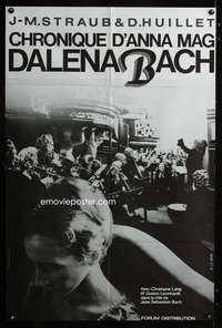 b325 CHRONICLE OF ANNA MAGDALENA BACH French 30x44 movie poster '68