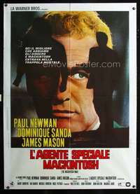 b220 MACKINTOSH MAN Italian one-panel movie poster '73 Newman, different!