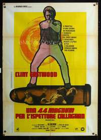 b221 MAGNUM FORCE Italian one-panel movie poster '73 Eastwood by Ferrini!
