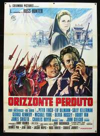 b058 LOST HORIZON Italian two-panel movie poster '72 Ross Hunter