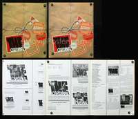 c028 CARDINAL movie pressbook '64 Otto Preminger, cool design!