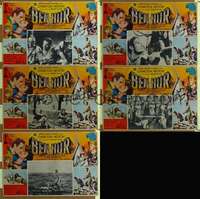 c280 BEN-HUR 5 Mexican movie lobby cards '60 Charlton Heston, Wyler