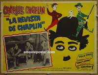 c371 CHAPLIN REVUE Mexican movie lobby card '60 Charlie compilation!