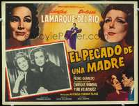 c407 EL PECADO DE UNA MADRE Mexican movie lobby card '62 Lamarque