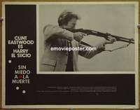 c413 ENFORCER Mexican movie lobby card '77 Clint Eastwood w/shotgun!