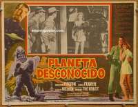 c421 FORBIDDEN PLANET Mexican movie lobby card '56 Robby the Robot!