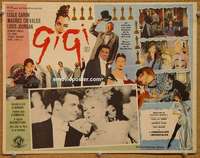 c444 GIGI Mexican movie lobby card '58 Leslie Caron, Louis Jourdan